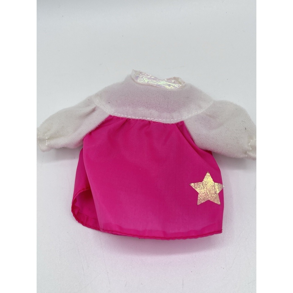 Vintage 1983 Rainbow Brite Nightie Pink Nightgown Star Doll Outfit Mattel